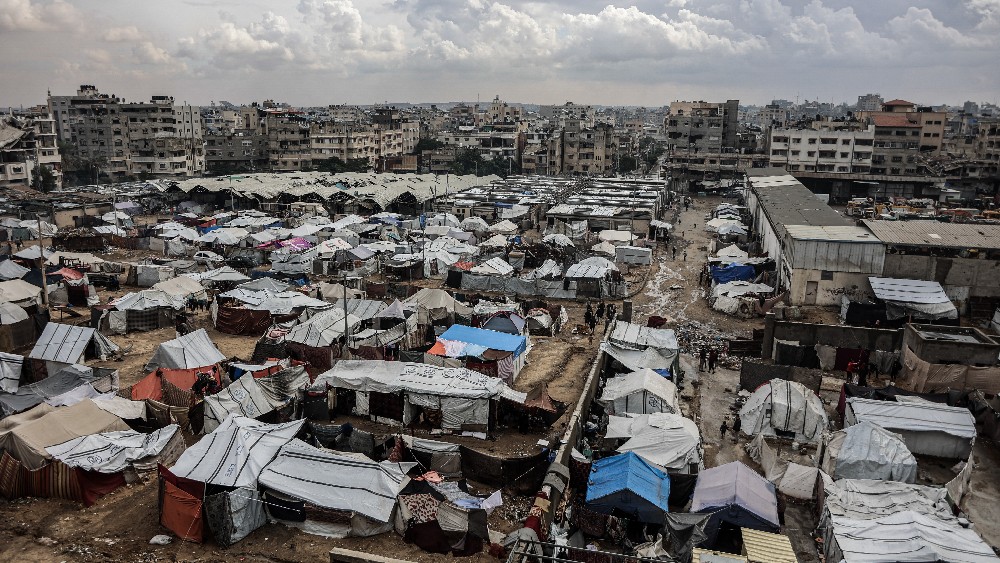 Gaza displacement camp